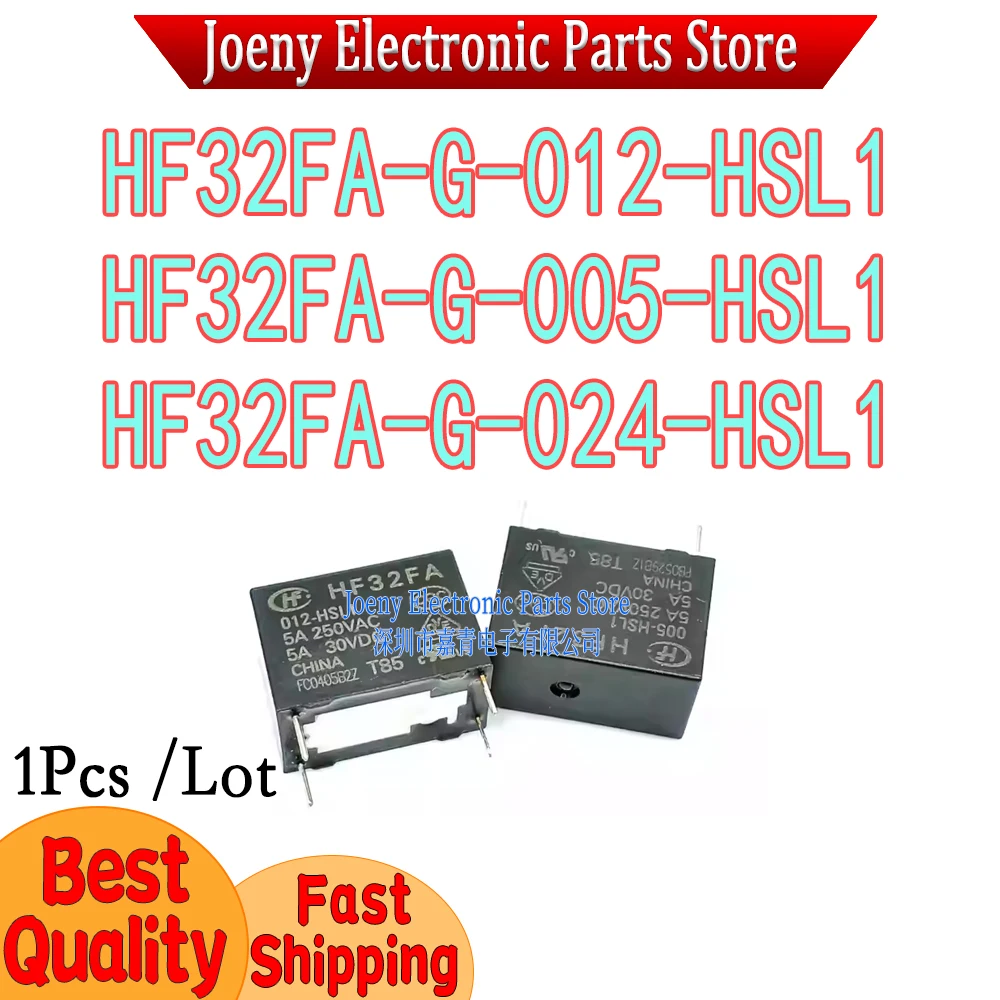 HF32FA-G-012-HSL1 HF32FA-G-005-HSL1 HF32FA-G-024-HSL1 5V 12V 24VDC 4 Feet A Group of Normally Open s