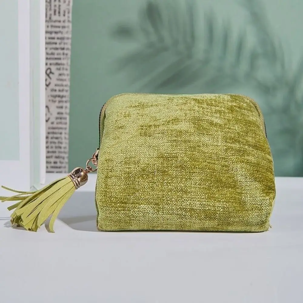 

Light Luxury Velvet Jewelry Packing Bag Tassel Large Capacity Jewelry Storage Bag Bracelet Organizer Jewelry Holder Vacation