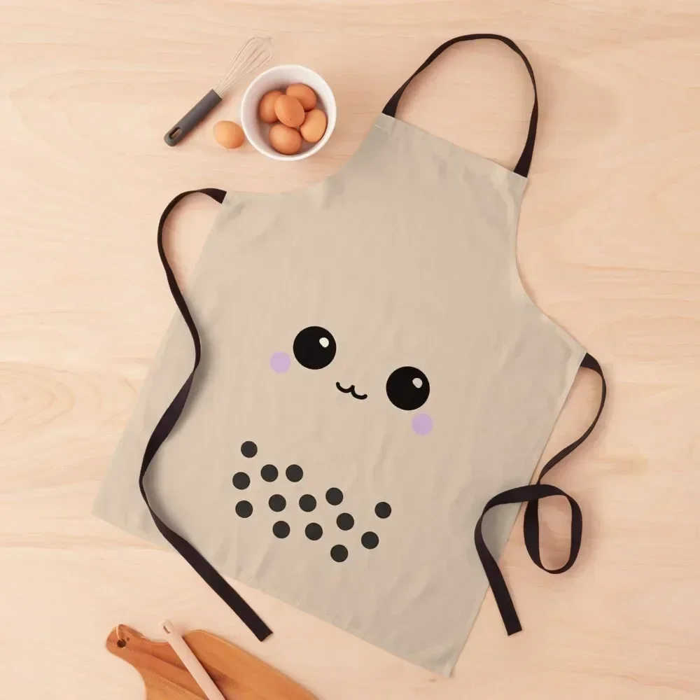 

Bubble Tea Pattern Cute Boba Apron chef for man Men gift Goods For Home And Kitchen Apron