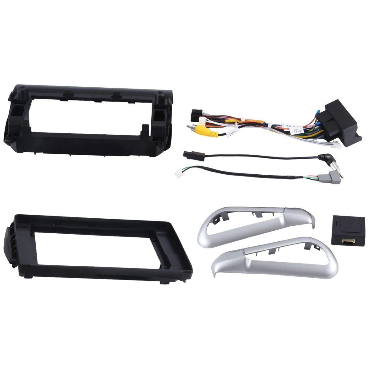 Car Radio Fascias for Peugeot 2008 A94 208 A9 10 Inch 2DIN Stereo Panel Harness Power Cable Adapter Canbus Kit