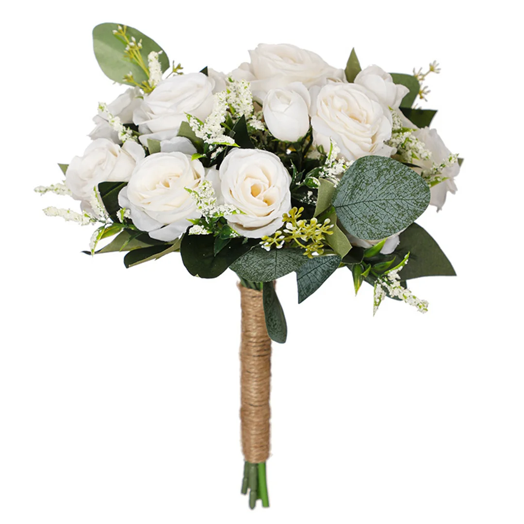 

Bride Wedding Bouquet Europe-American Simulation Bouquet Wedding Bouquet Wedding Hand-Held Flowers Bridemaid Hand-Held Flower