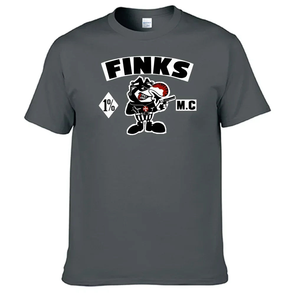 Motorcycles Club Finks Mc T Shirt 100% Cotton Men Shirt N02