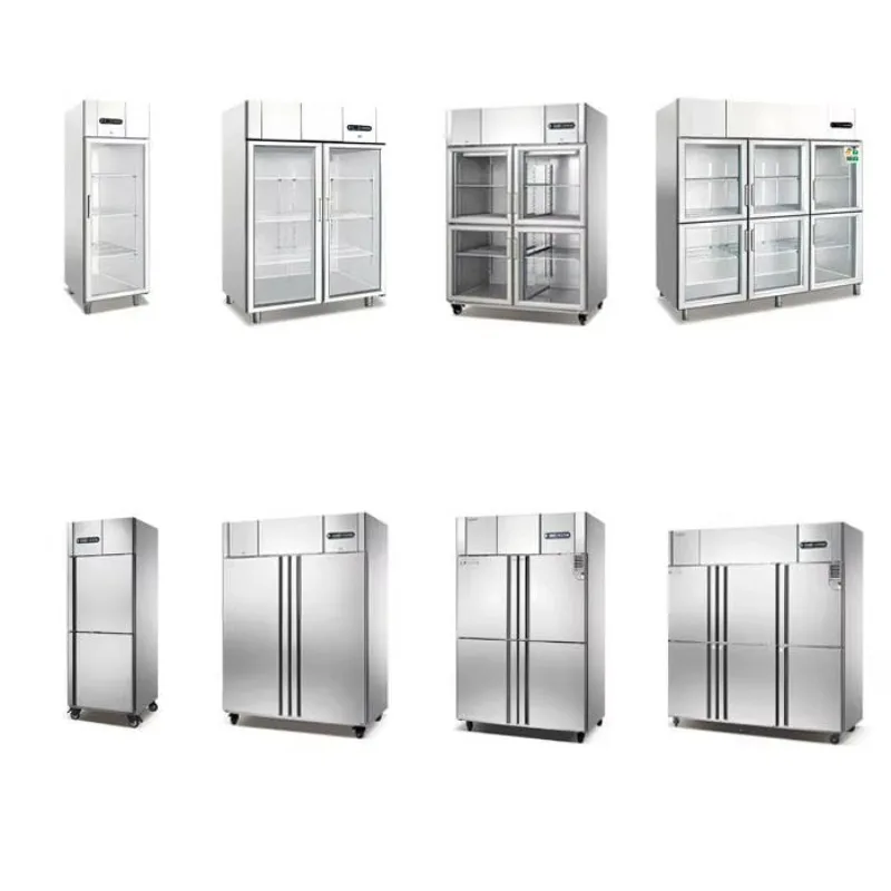 Airo Swenza Commercial  Single Stainless Steel Upright Freezer and Refrigerator for Supermarkets and Restaurant Kitchen