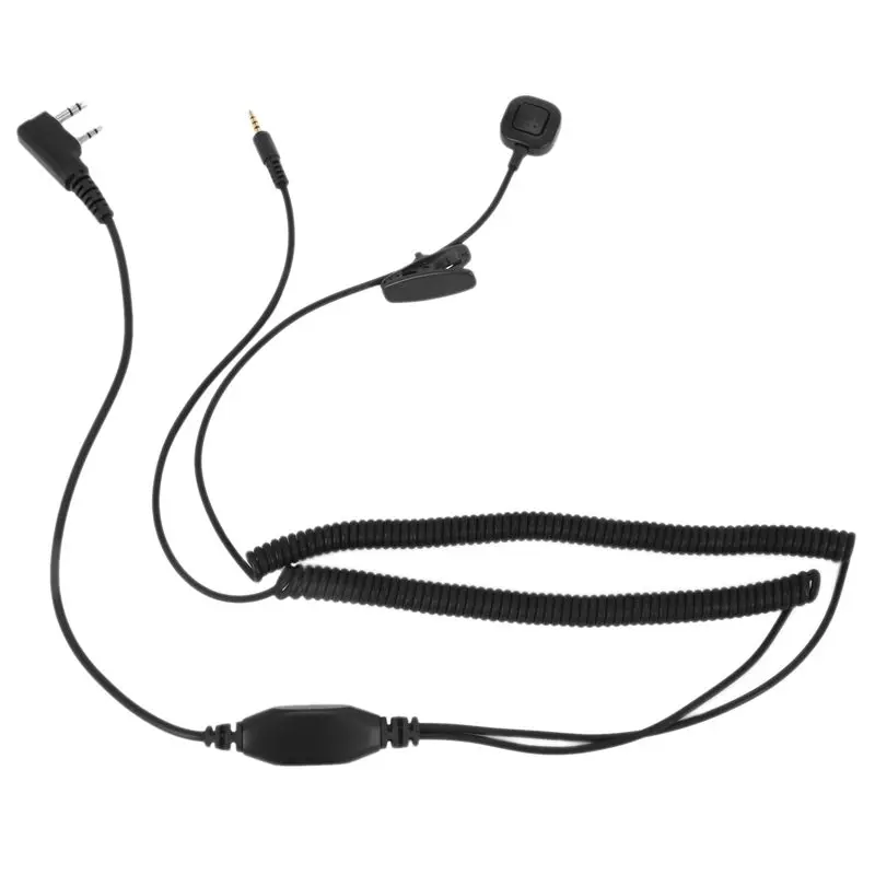 Superior-3X V3 V6 V8 V1098a V5s Bluetooth Helmet Headset Special Connecting Cable For Kenwood Baofeng UV-5R UV-82 GT-3