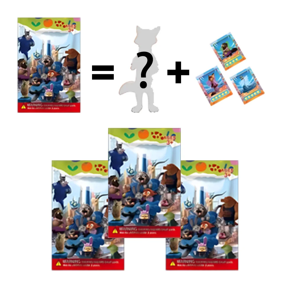 24 pièces Judy Nick Anime boîte aveugle figurines ensemble PVC modèles à collectionner jouet ornements cadeaux 5.3-8 cm