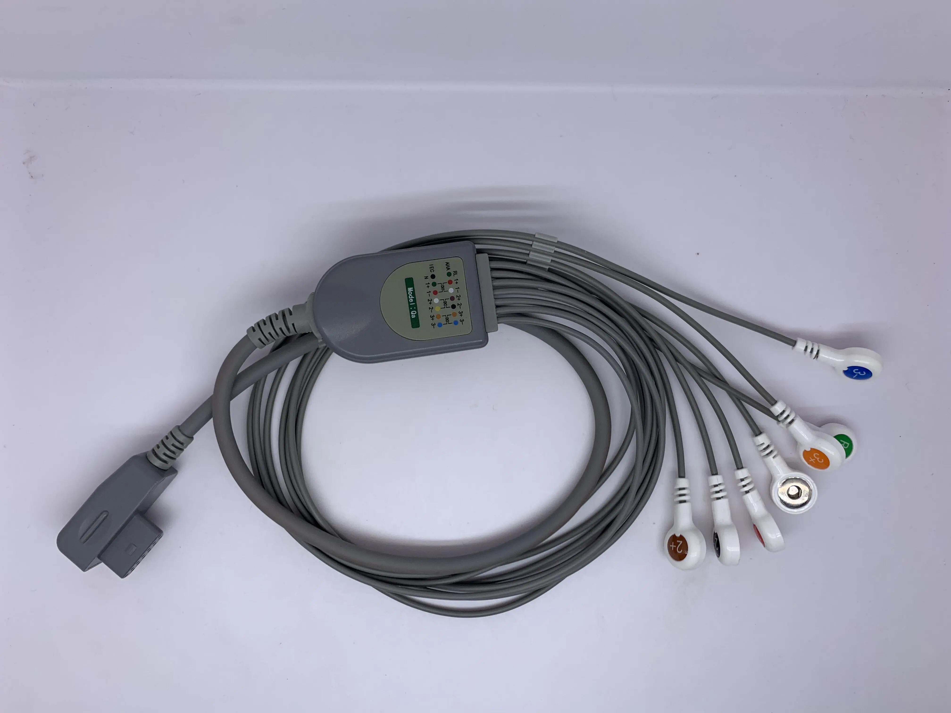 Compatible with Dynamic Monitors CT-086 CT-083/CT-086S ECG Lead Wire Buckle Type