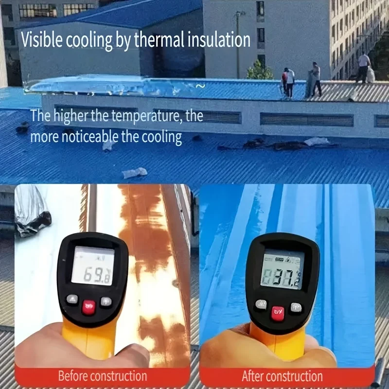 شريط بولي إيثيلين مقاوم للماء للأسطح والجدران والأنابيب. مقاوم للماء، مقاوم للطقس، سهل الاستخدام. الطول 590 بوصة العرض 3.93 بوصة.