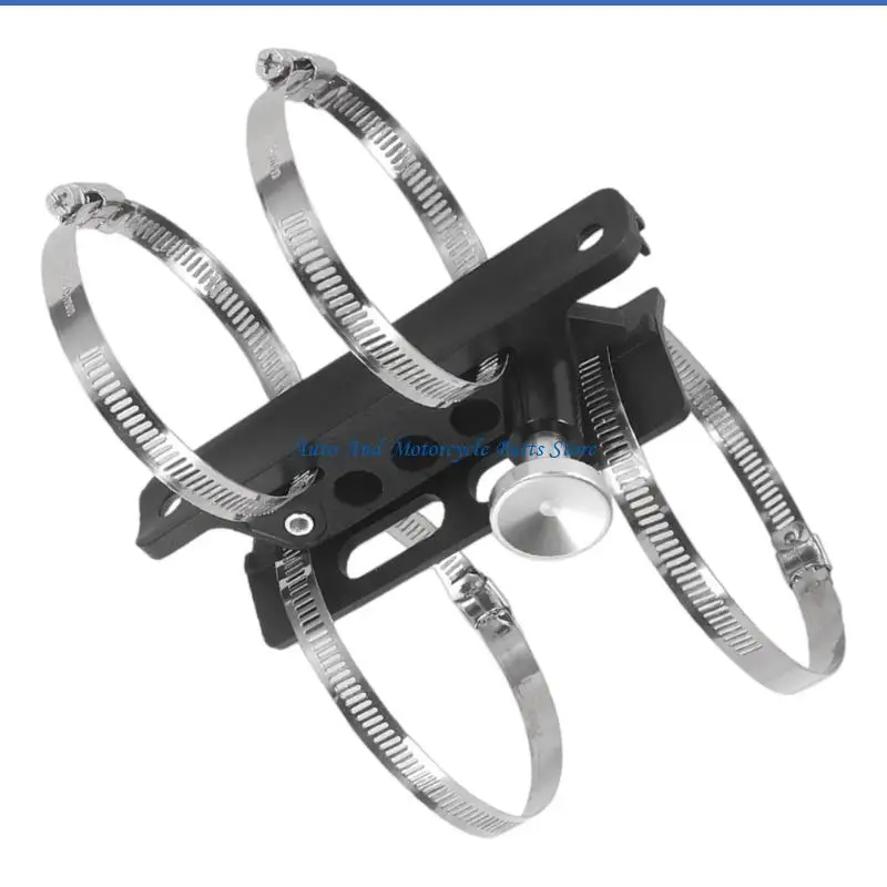 P9FD Extinguishers Bracket Using Adjustable Clamps for Easy Mounting on 1.75-2Inch Roll Cage Without Body Damage