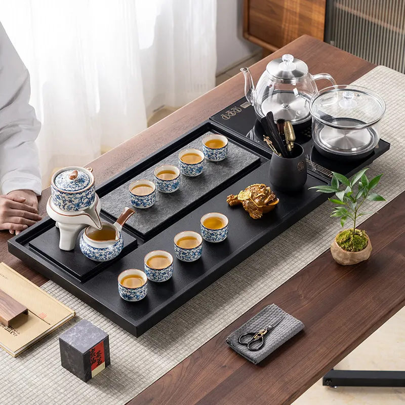 Table Decorative Tea Tray Accessories Serving Ceramic Rectangle Hospitality Tea Tray Kitchen Coasters Bandejas Home Products