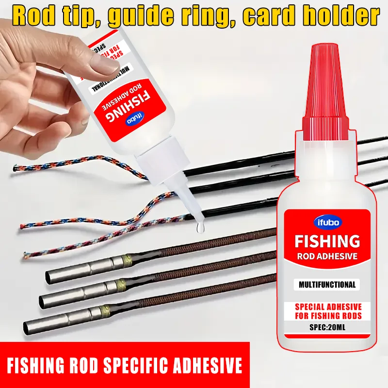Ifubo Fishing Rod Adhesive, Multifunctional Fishing Gear Repair Glue For Rod Tip Guide Ring, Strong Bonding Fishing Accessory view 5