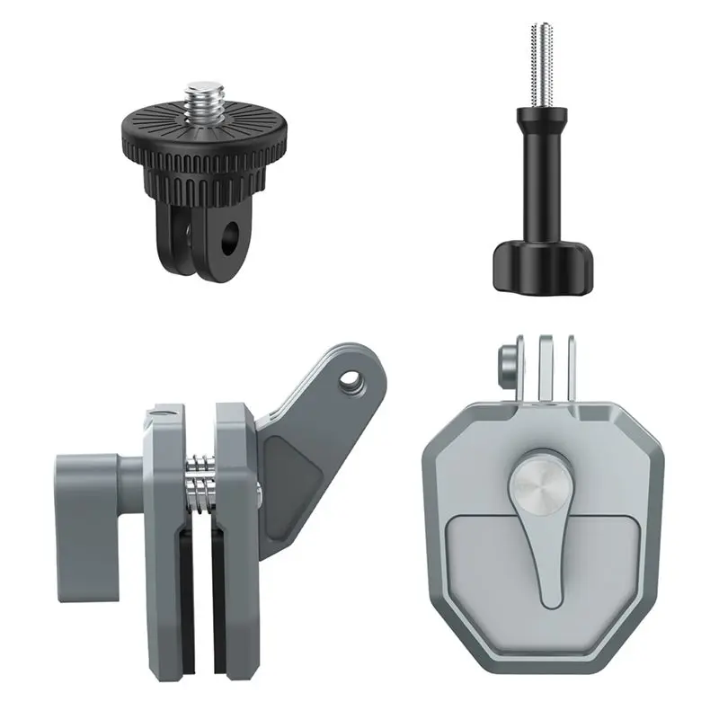 A98Z Gopro Action 5/4 For X5 Motorcycle Windshield Mount Clip Metal Clamp Camera Bracket For Riding