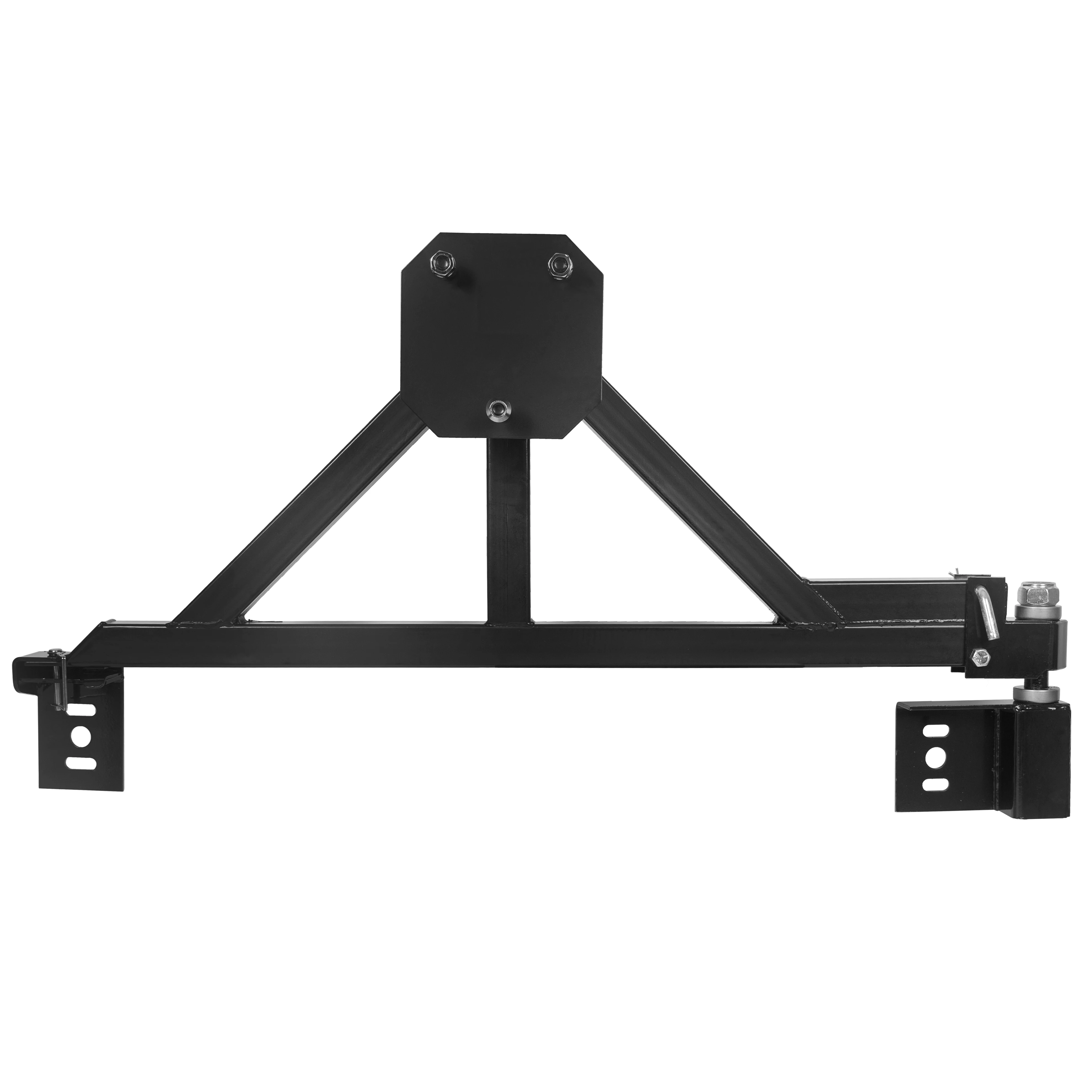 Spare Tire Carrier Rack w/ drop-down option Rear Black For HUMMER H2 2003-2009