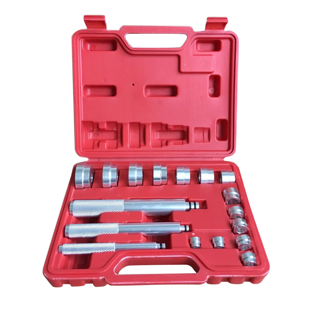 17PCS /Set  Bushing Bearing Driver Installer Remover Inserting Tool kit with Case Car Hand Tools