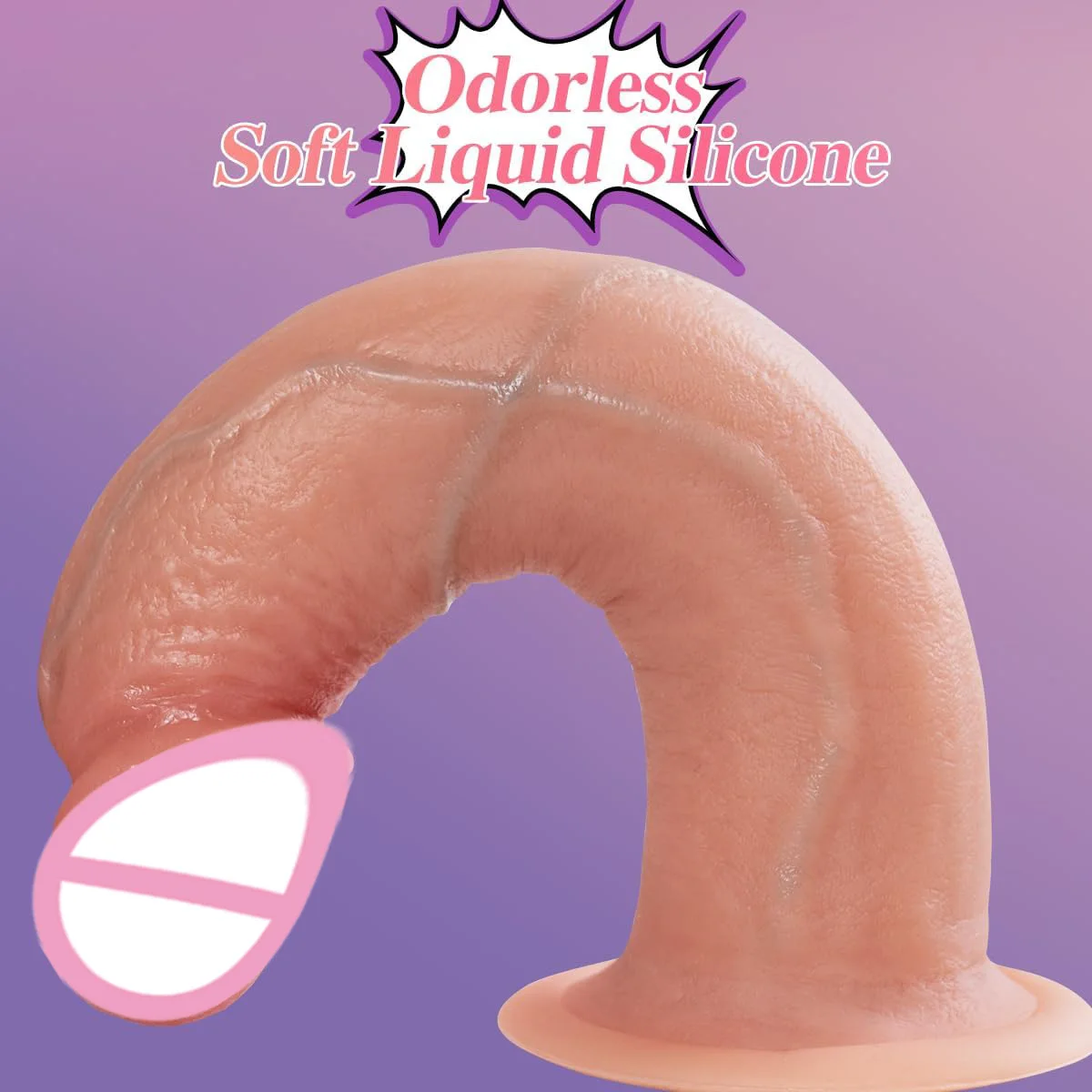 Realistic Soft Silicone Dildo Suction Cup Male Artificial Penis Fake Dick Adult Supplies Sex Toys Woman Masturbator Adults Goods image 5