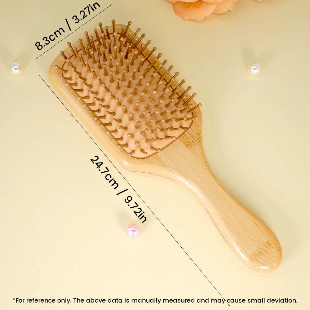 Glitzernde Haarbürste, modisches Design, Kopfhautmassage, Entwirrungswerkzeug für glattes Haar, Frauen, tägliche Haarpflege – Detail 4