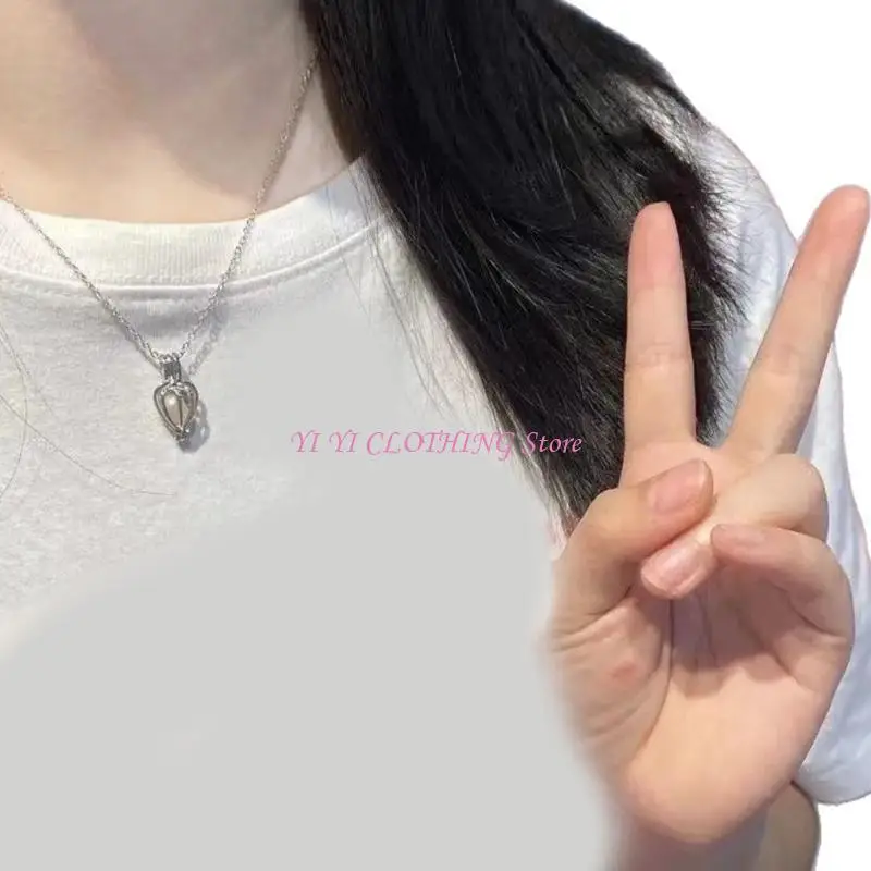 N5KF Pack Of 1 Creative DIY Pearls Necklace Making With Simulated Oysters Opening Fun And Unique Can Packaging For Gift Giving