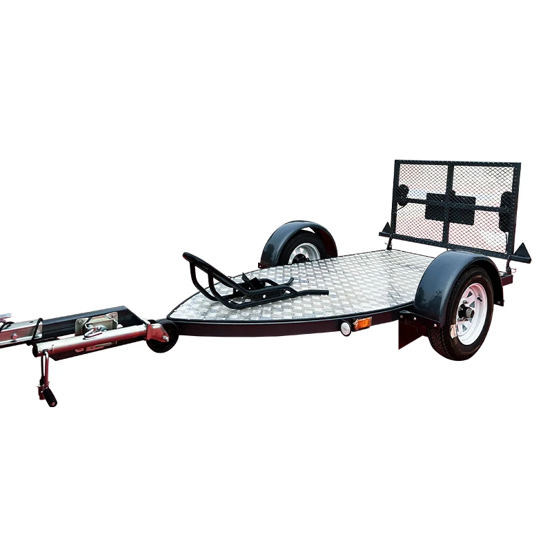 Factory Direct High Performance Single Motorcycle ATV Transport Trailer