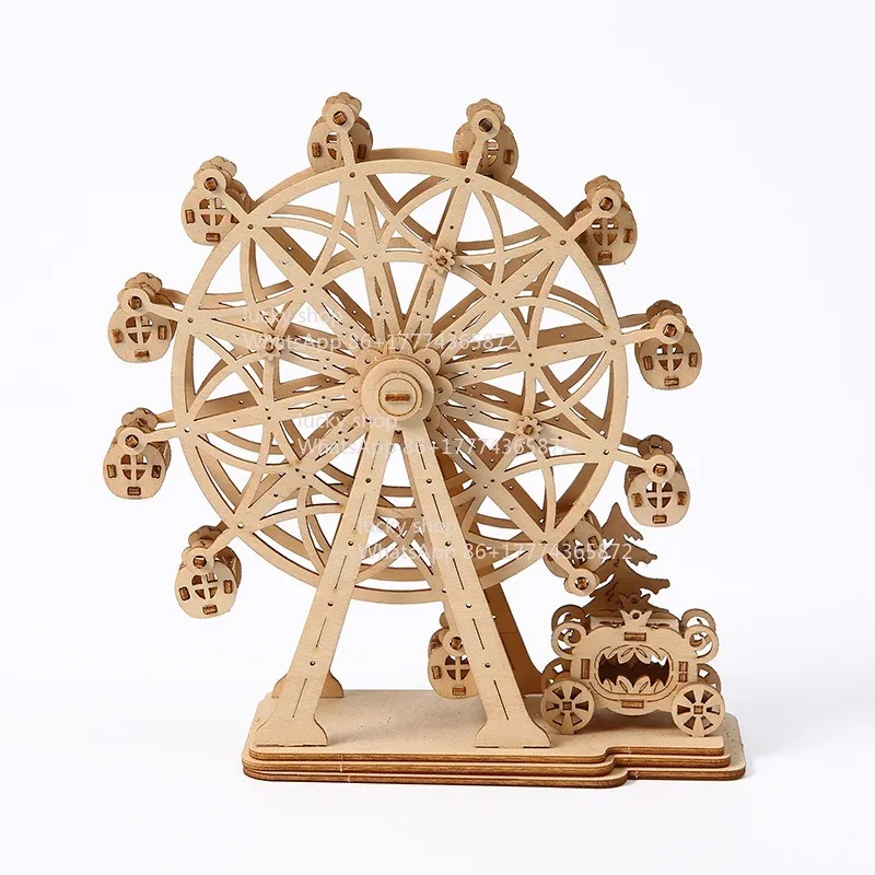 

Пазл-конструктор «Колесо обозрения» премиум-класса для взаимодействия родителей и детей, подарок