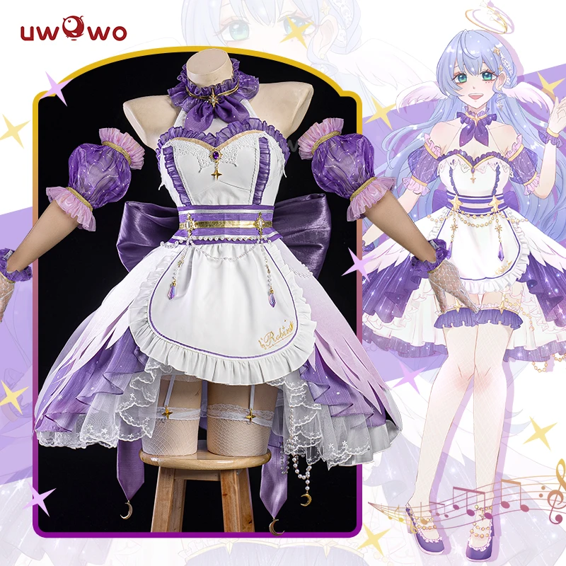 

PRE SALE UWOWO Robin Cosplay Game Honkai Star Rail Robin Maid Cosplay Costume With Wings Headpiece Halloween Role Play Outfits