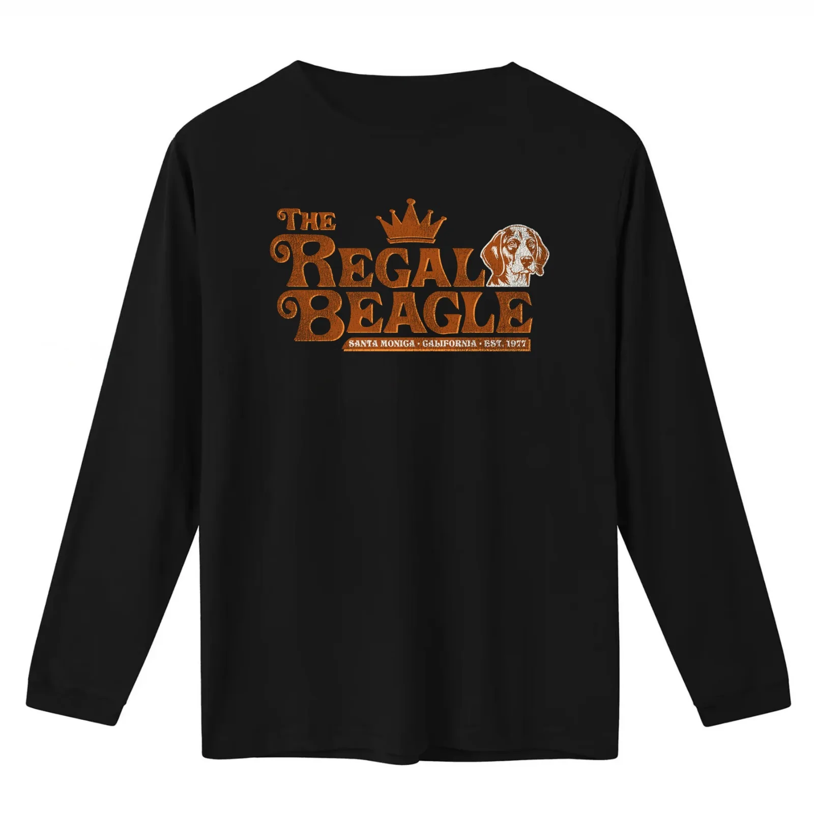 Regal Beagle Lounge 1977 Worn Lts T-Shirt Summer Casual Cotton Tee Oversized Streetwear Tops Vintage Graphic Print