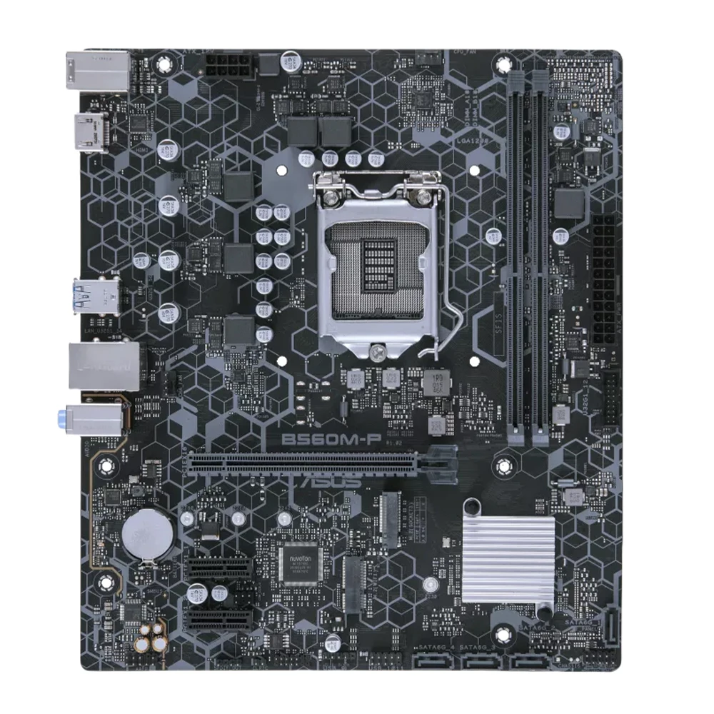 ASUS B560M-P Motherboard B560 LGA 1200 Support i5-11400 11400F i7