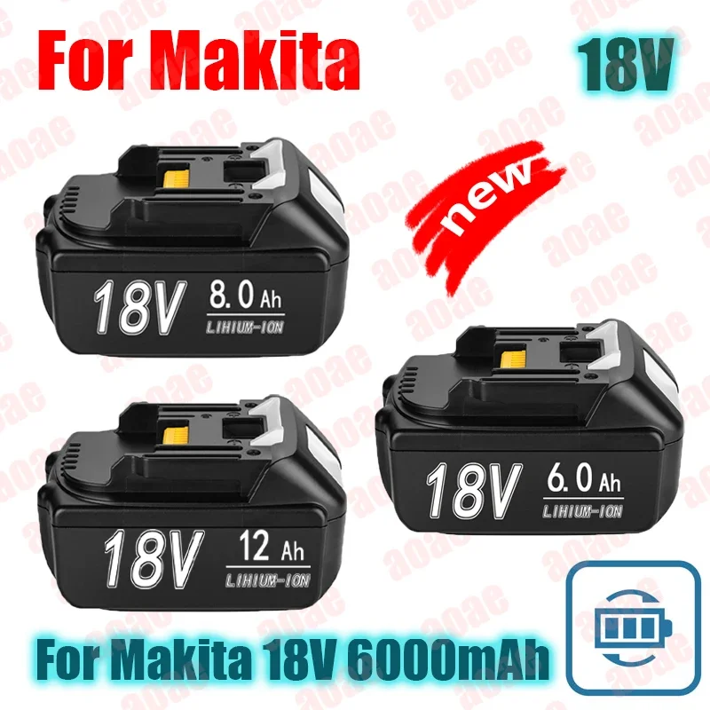 

New BL1860 6AH For Makita 18V Battery Power Tools Li-ion Replacement LXT BL1850 BL1840 for 18 V Screwdriver with BMS TPCELL 18V