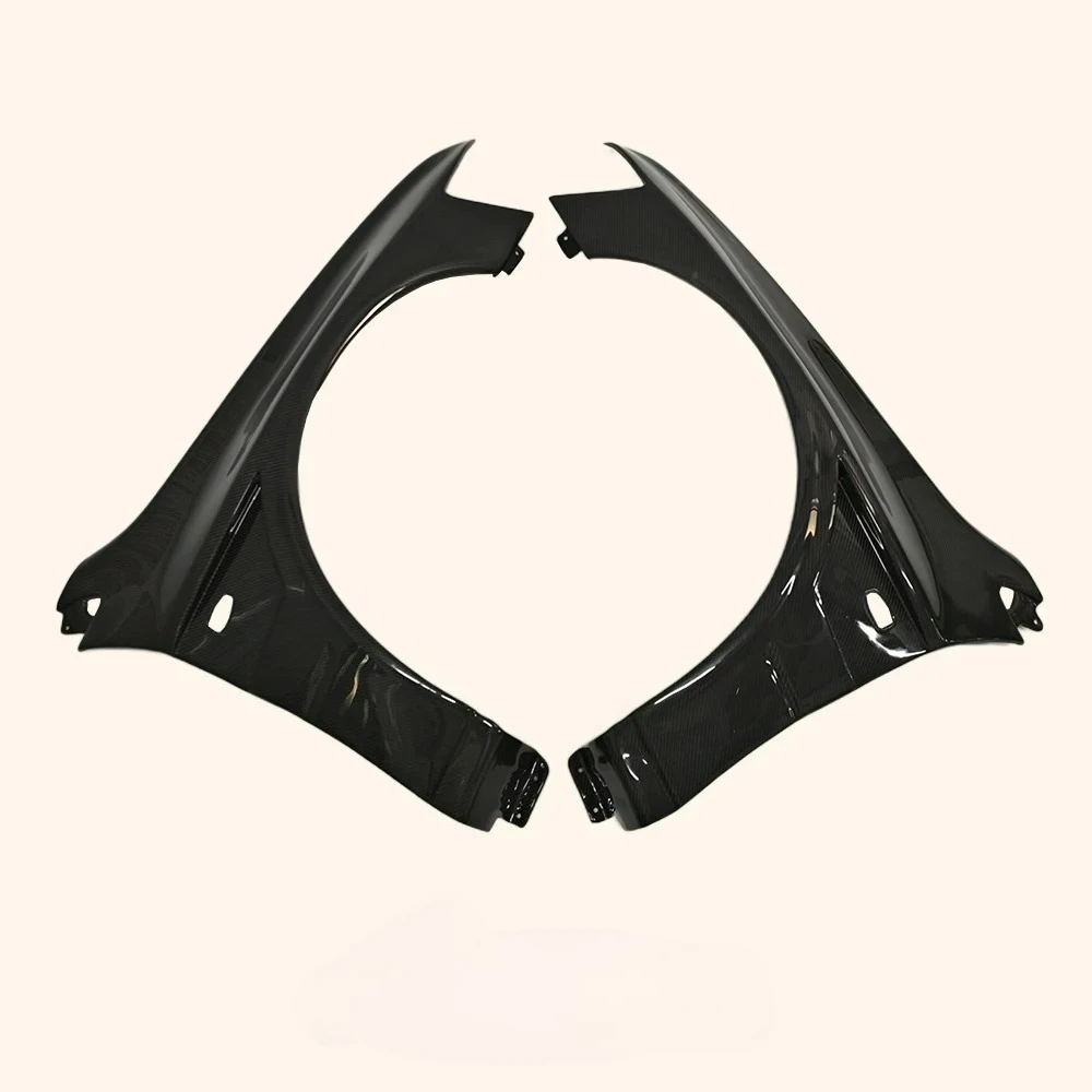 Hot-Mod FORMitsubishi EVO 8/9 Lancer حاجز أمامي بفتحات تهوية من ألياف الكربون #4