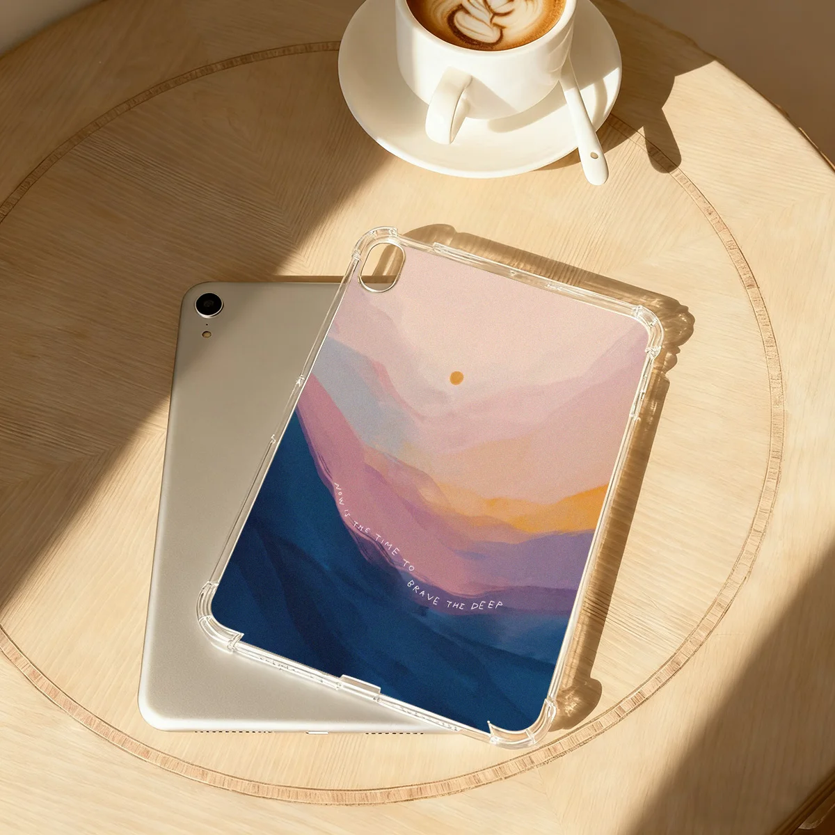 Ultra Clear Tablet Case for Apple iPad Pro 9.7 10.5 12.9 13 Air 2 3 11 13 mini 4 5 6 7 Shell Gradient Mountain Oil Painting Case