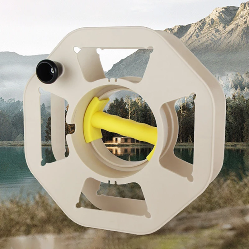 1Pc Portable Plastic Wire Storage Reel Winding ReelClosing Line Winding Disk Rolling Line Dish Cable Winding Reel Winding Winch