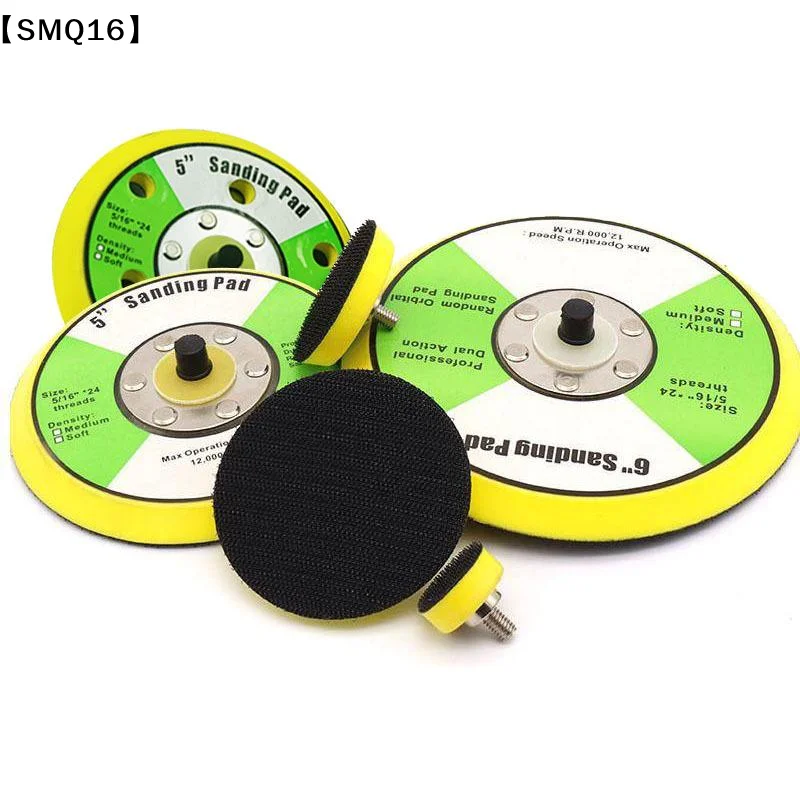 Polishing Sanding Pad Pneumatic Sander Disc Backer Plate Hook&Loop Thread For Grinder Rotary Tool【SMQ】
