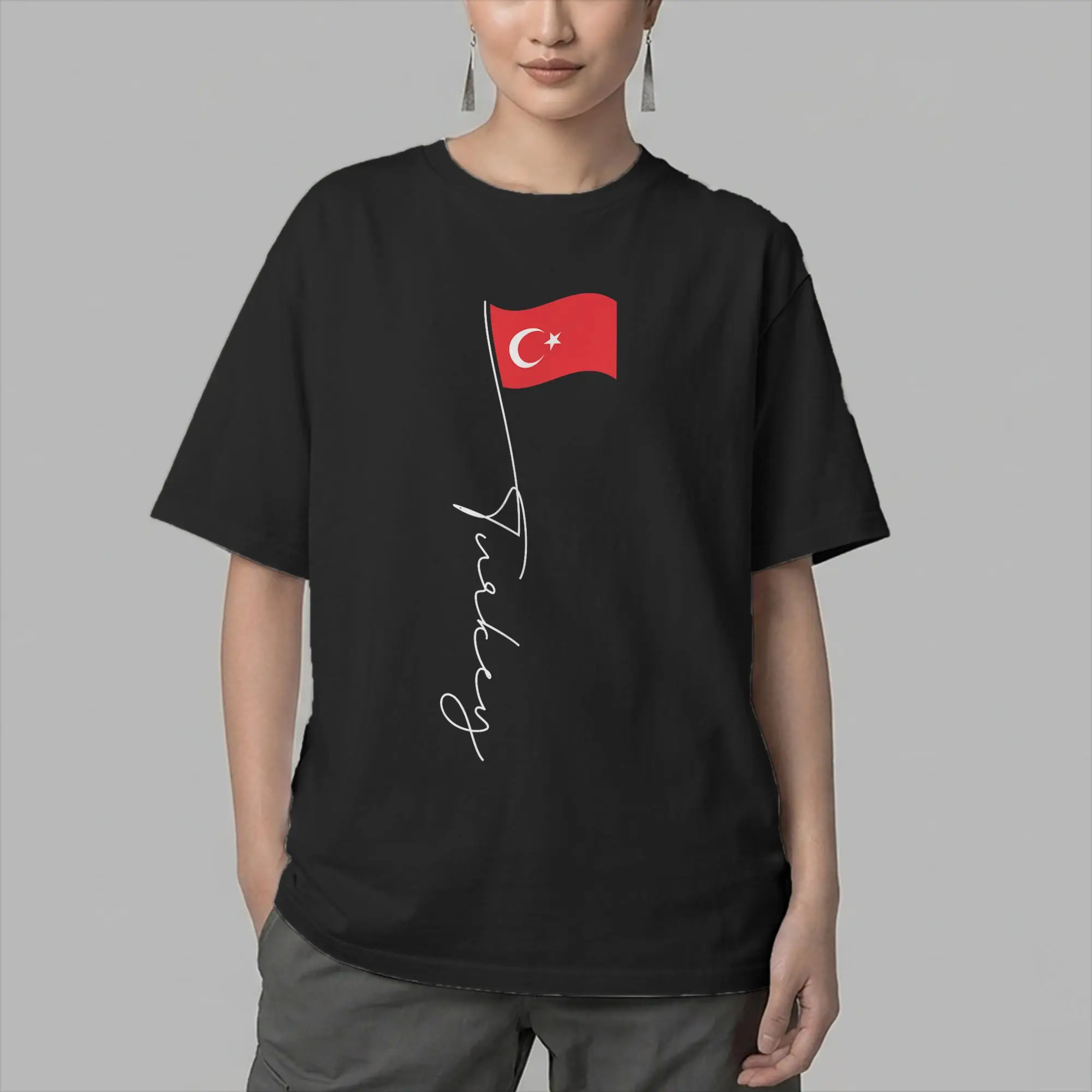 Awesome Turkish Flag Turkey Proud  T-Shirts Men O Neck Pure Cotton T Shirt  Short Sleeve Tees New Arrival Tops
