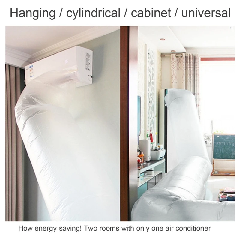 Bolsa de tubo de soplado para aire acondicionado, conducto de guía, manguera de escape, bolsa de soplado, ventilación, de envíos