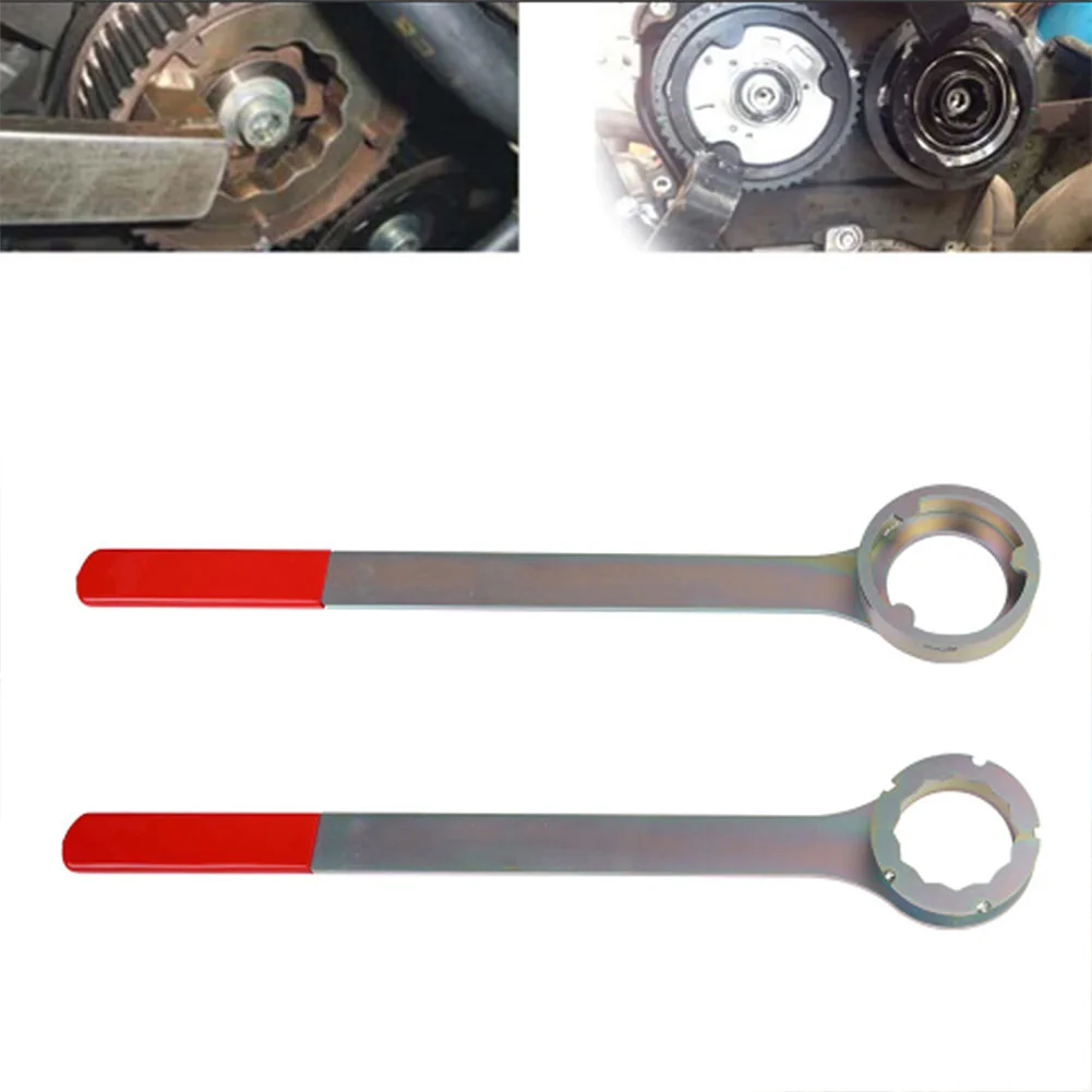 

1 Pair Car Intake Exhaust Cam Sprocket Wrench Tool Kit Cylinder Head Motor Disassembly Tool Compatible For STD