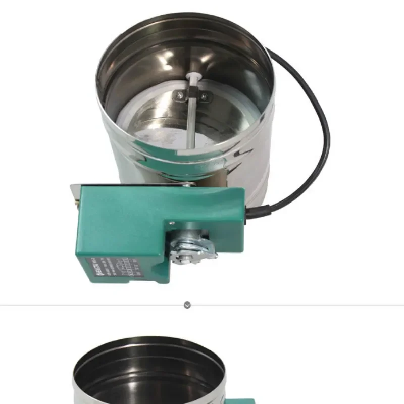 51-400mm 220V 24V stainless steel solenoid electric air duct motorized damper valve for ventilation pipe check