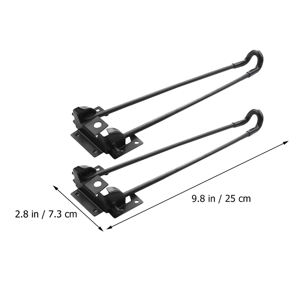 Pieds de Table Pliants en Métal, Banc Stable, oral et, Ordinateur Portable, Épingle à Cheveux, Cuir oral elu, 4 Pièces