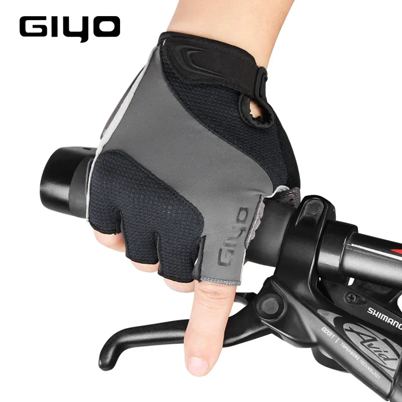 GIYO S-10 Newest Summer MTB Bike Half Finger Cycling Glove Bicycle Breathable Shock Absorbing Sport Gloves Antiskid