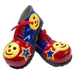 34cm PU Cool Funny Club Clown Cosplay Boots Dancing Big Shoes For Adults Halloween Cosplay Accessories Fancy Dress Party Unisize