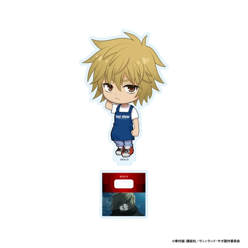 Vinland Saga ANIME 10CM Thorfinn Thors An Adorable Acrylic Figure Stand Ornament Collecting Accessories Keychain