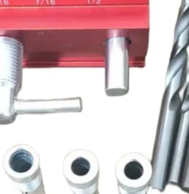 Self Centering Doweling Jig Aluminum Alloy Woodworking Tool For Precision Straight Hole Drilling Furniture Shelf Making Kit
