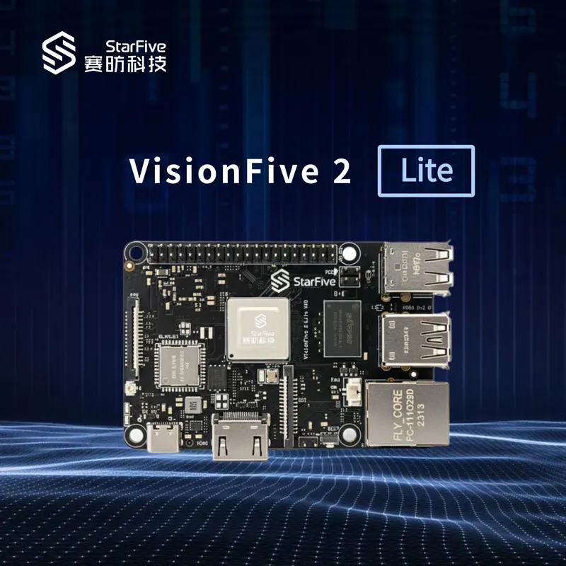 

VisionFive 2 Lite: JH-7110 RISC-V SBC w/PCIe, HDMI, USB 3.0 for AIoT & Embedded Linux