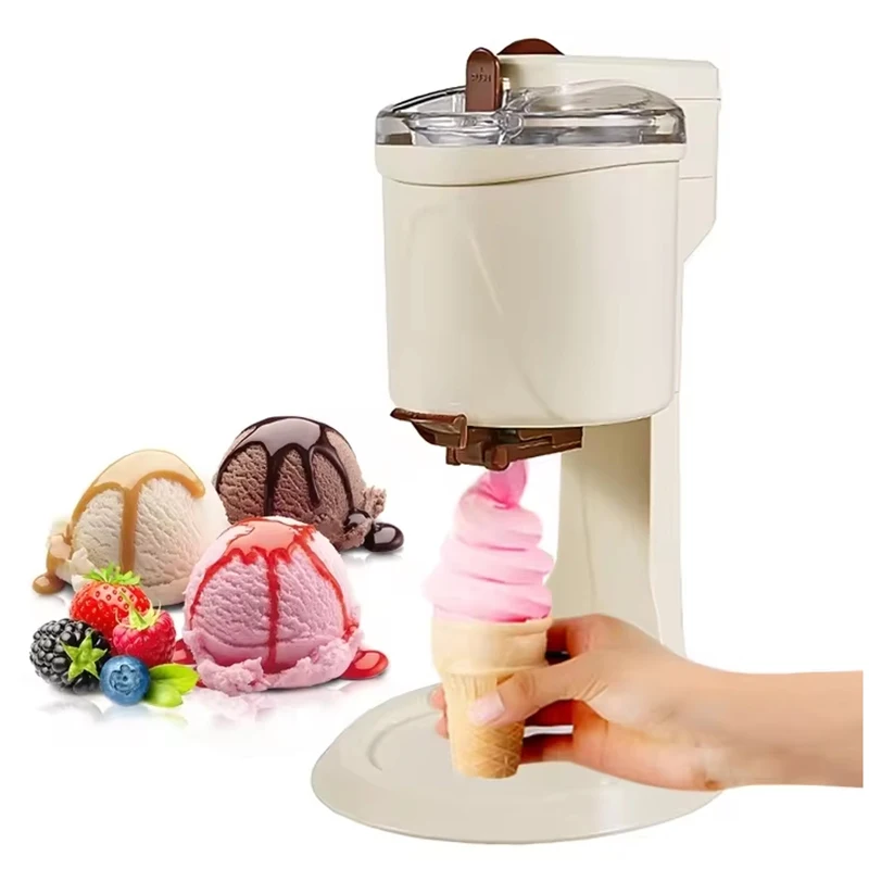 

Home Ice Cream Maker Mini Frozen Yogurt Maker Kids Homemade Diy Ice Cream Sorbet Electric Soft Maker 1 Quart