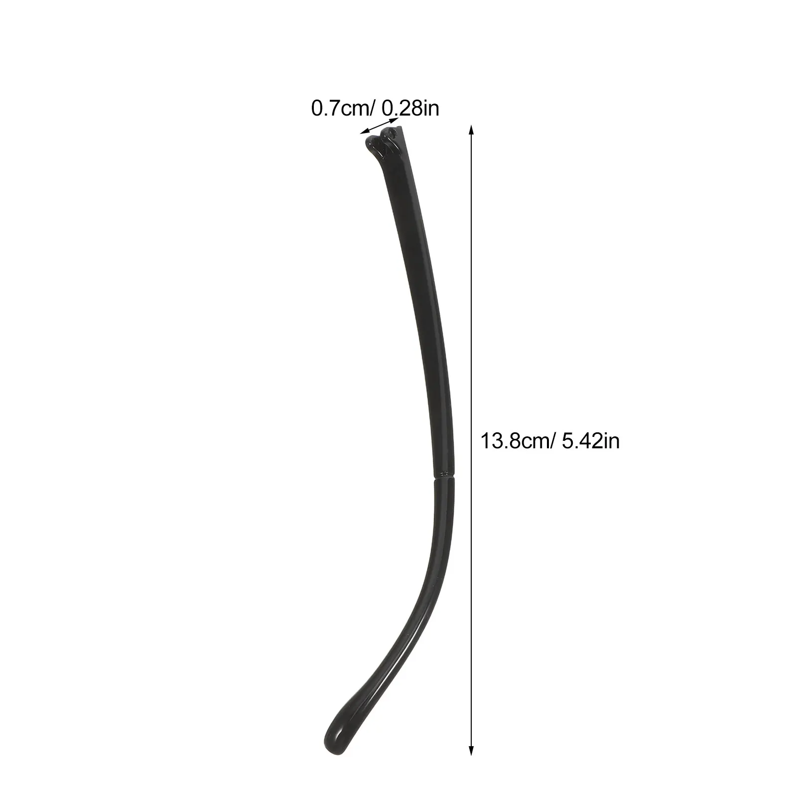 1Pair Universal Eyeglass Arm Legs Replacement for Broken Worn Temple Ends Comfortable Grip Stylish Design Eyeglasses Accessories