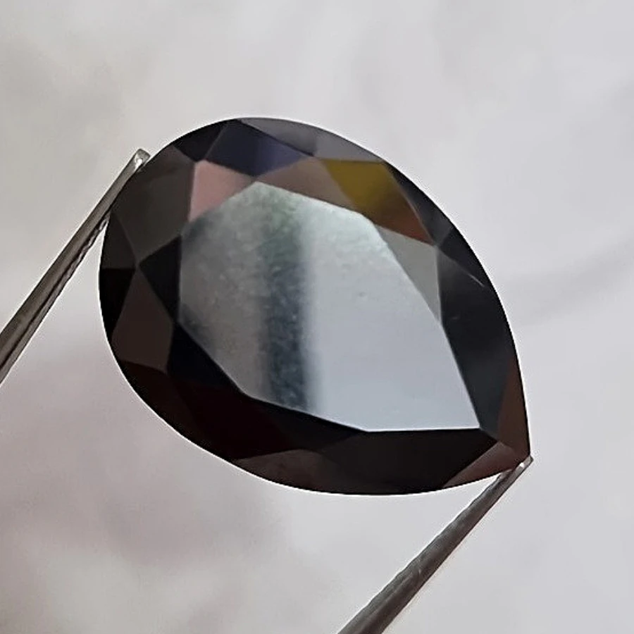 1 Pc 1/2ct Black Pear Cut Moissanite, Fashion Jewelry Accessories, Loose Stone for Jewelry Making Earrings Rings.