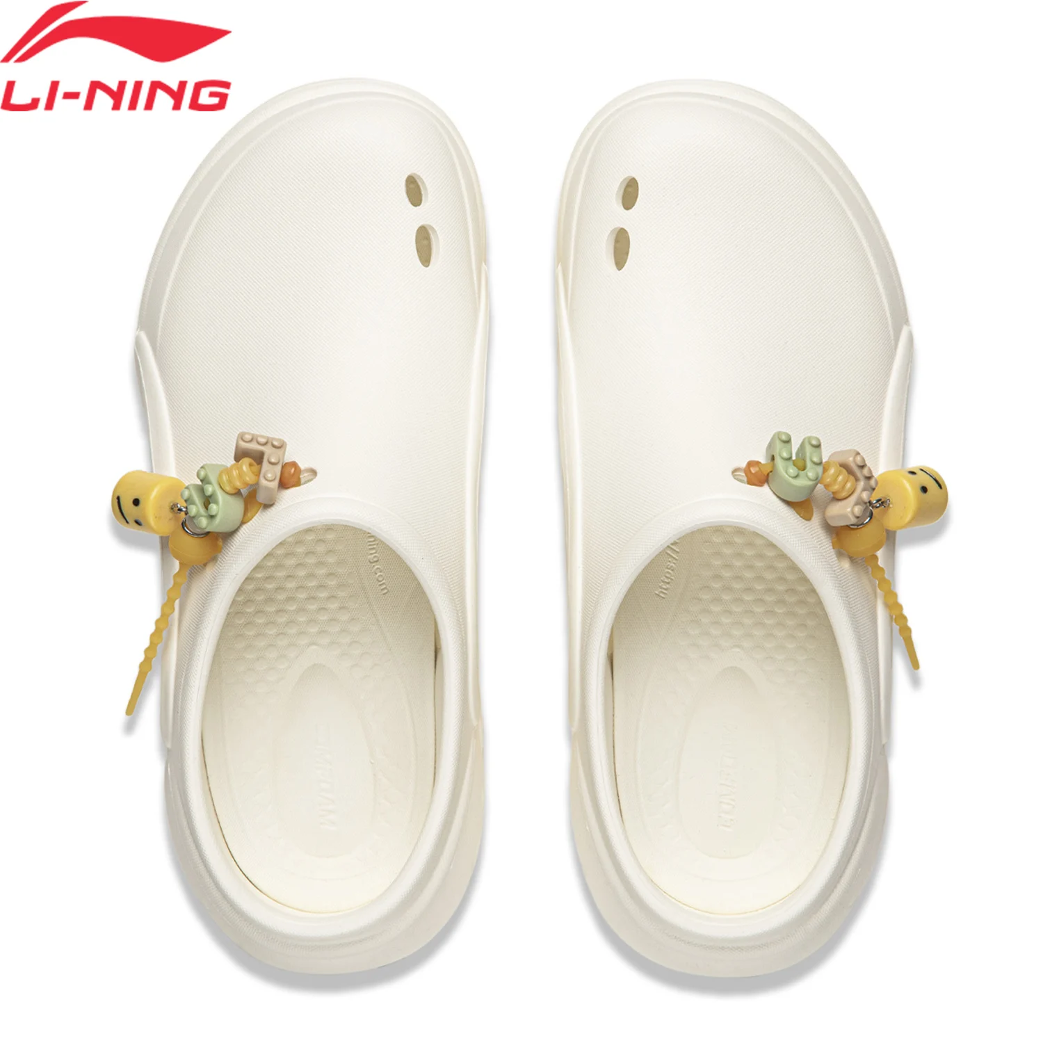 Li-Ning Unisex KNICKKNACK Slippers COMFOAM Comfortable Fashionable LiNing Men Women Soft Platform Sandals AGAW019