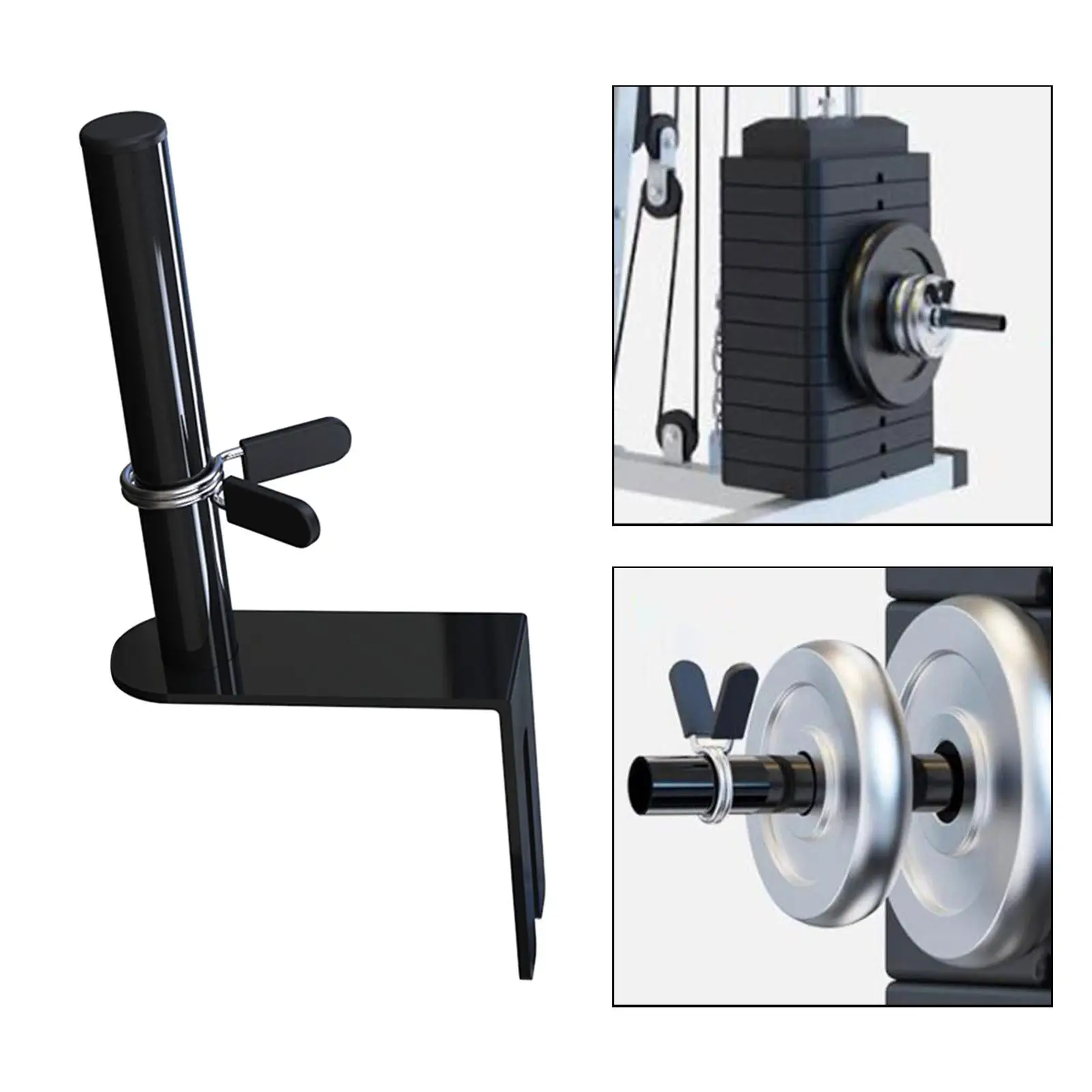 Gym Weight Stack Fitness Equipment Attachment Steel Weight Plate Holder