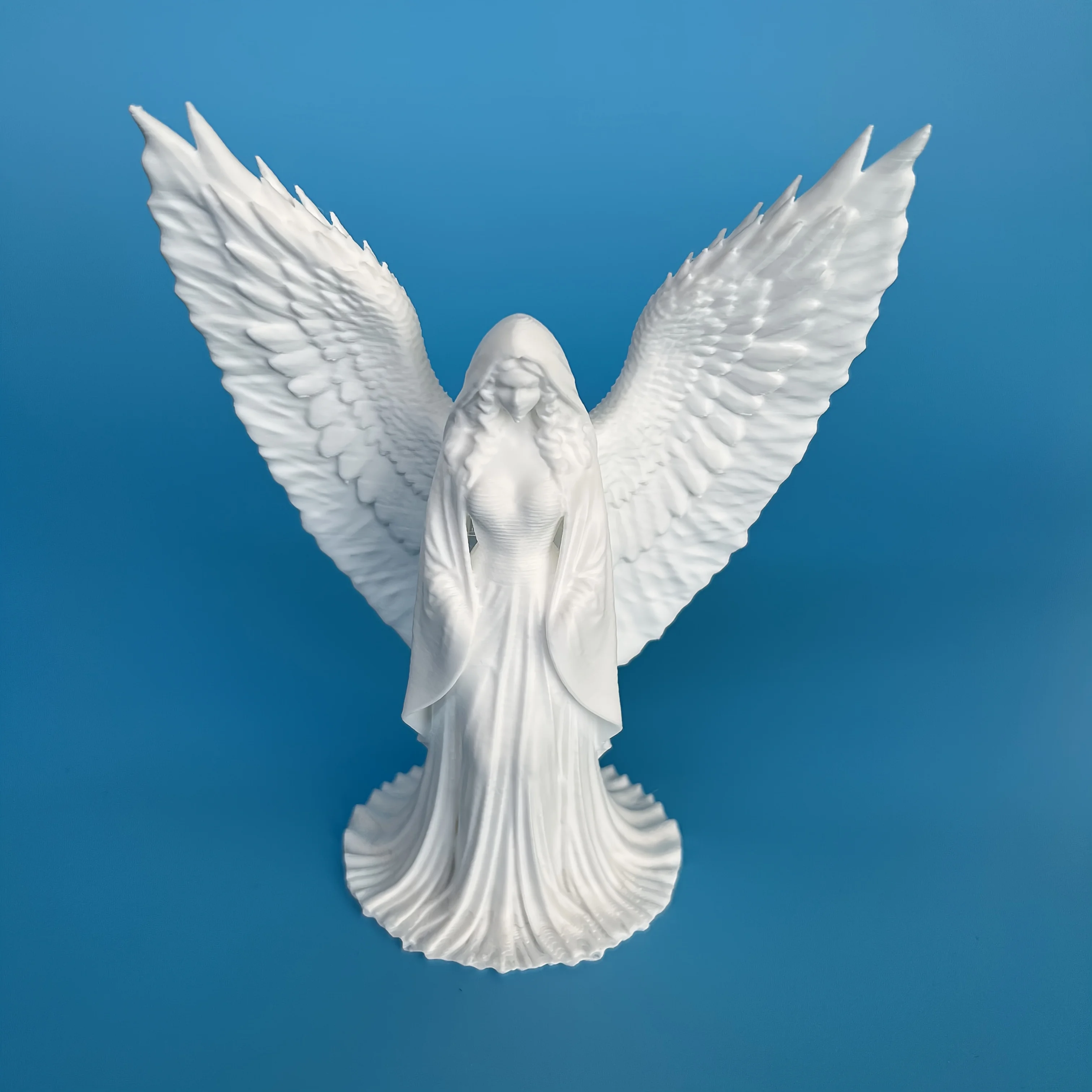 Sculpture ornament European retro wing long skirt angel home quiet healing desktop art decorative crafts