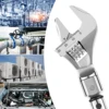 디지털 조정 가능한 토크 렌치 스틸 5-25 NM 30mm 스틸 오픈 엔드 토크 렌치 헤드 토크 렌치 자전거 자동차 용 손 도구 2