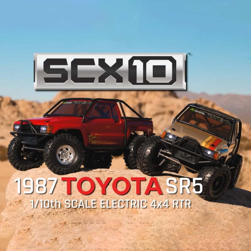 Радиоуправляемая машинка AXIAL 1/10 SCX10 III 1987 SR5, электрический внедорожник 4WD с имитацией работы, игрушка на пульте управления, подарок на день рождения для мальчика