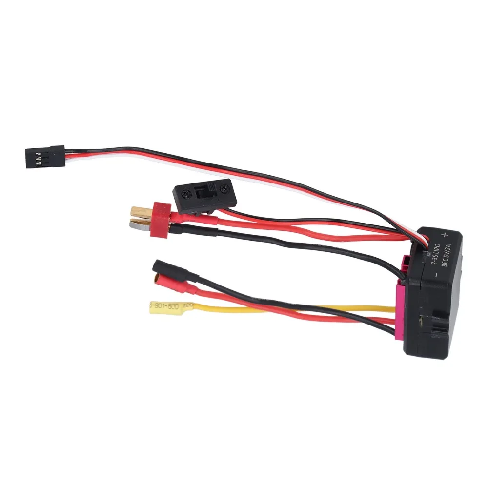 Durable 35A Brushless ESC Dust-Proof Red Electronic Speed Controller Waterproof Brushless Motor ESC For RC Boat