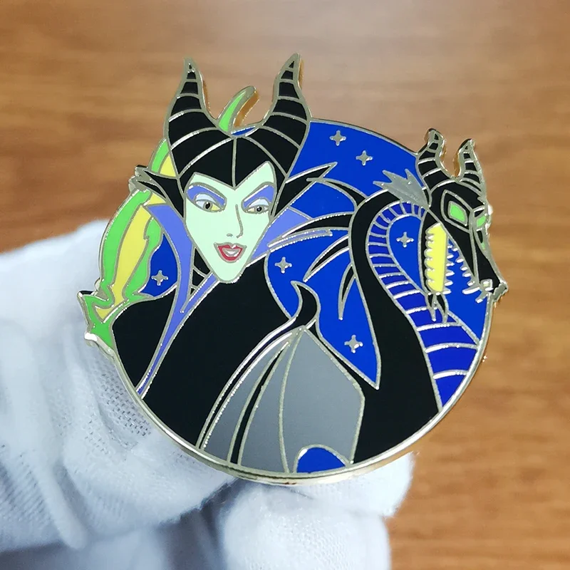 

Эмалированная заколка в виде сказочных сказок, злодей, мальчиков, значок со спящей красавицей, шпильки для шляпы, ювелирные аксессуары для рюкзака